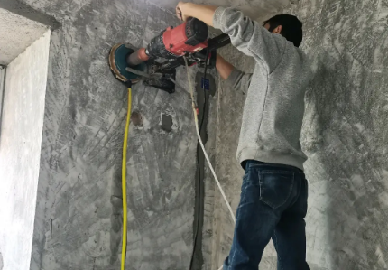 墙面打孔施工案例
